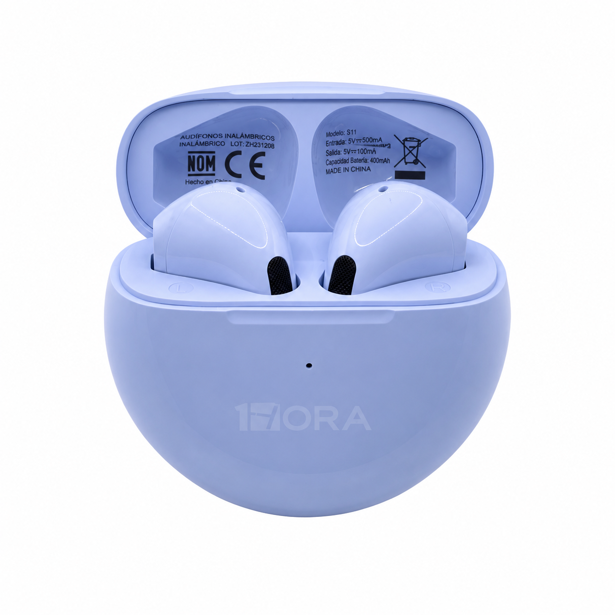 Audífonos Inalámbricos 1Hora TWS Bluetooth | 5H Batería + 17H con Estuche de Carga