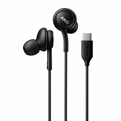 Audífonos Samsung AKG Tipo C conectados a smartphone Samsung