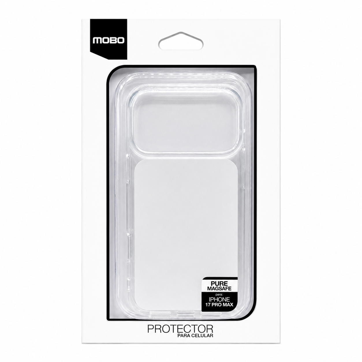 Protector Pure MagSafe Mobo iPhone 17 Pro Max – Transparente con Refuerzo Antigolpes