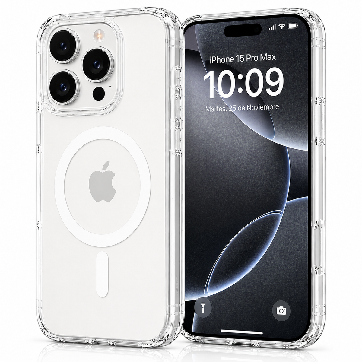 Funda Transparente MagSafe para iPhone 15 Pro Max