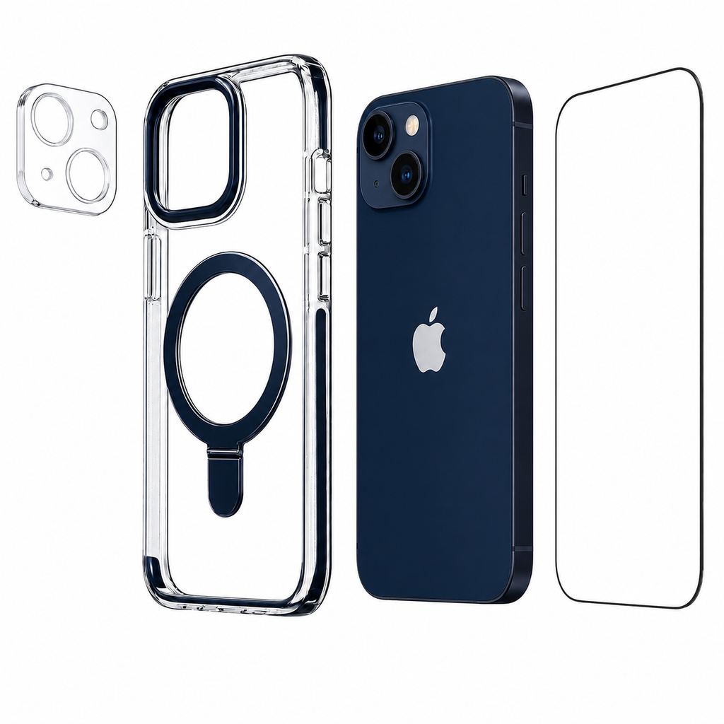Funda MagSafe con Soporte para iPhone 13 Kit Protección Completa