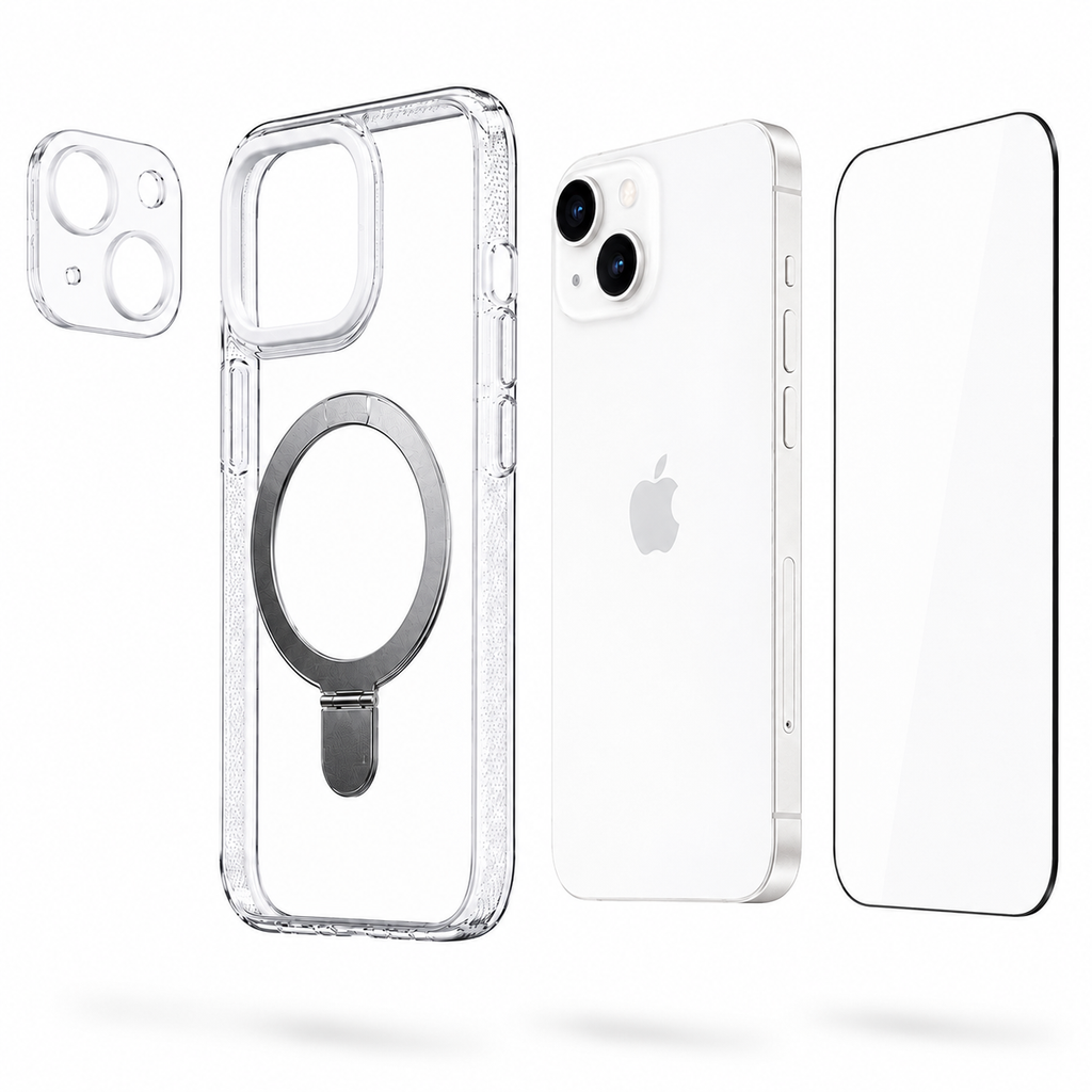 Funda MagSafe con Soporte para iPhone 13 Kit Protección Completa