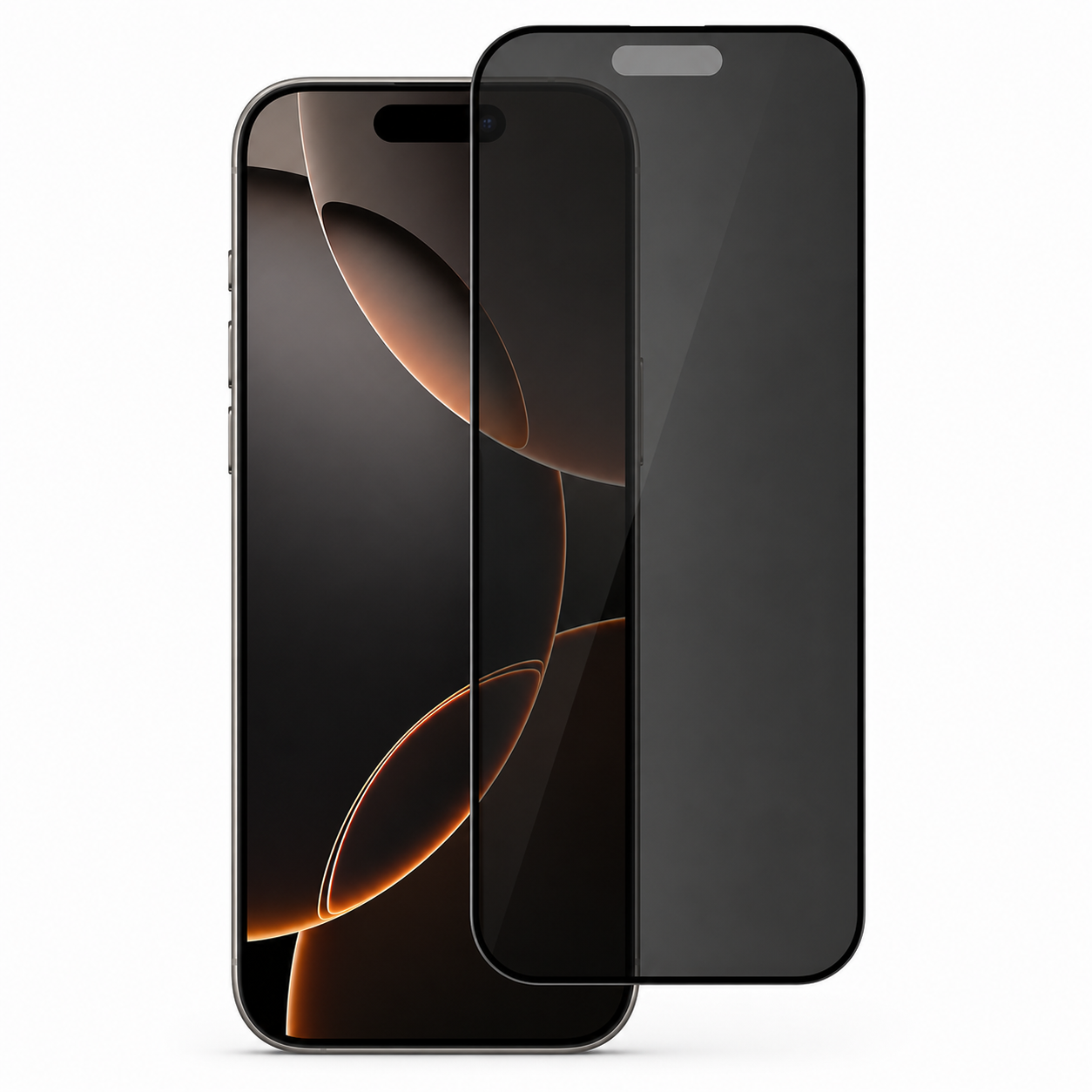 Mica de Cristal Templado con Filtro de Privacidad para iPhone 16 Pro