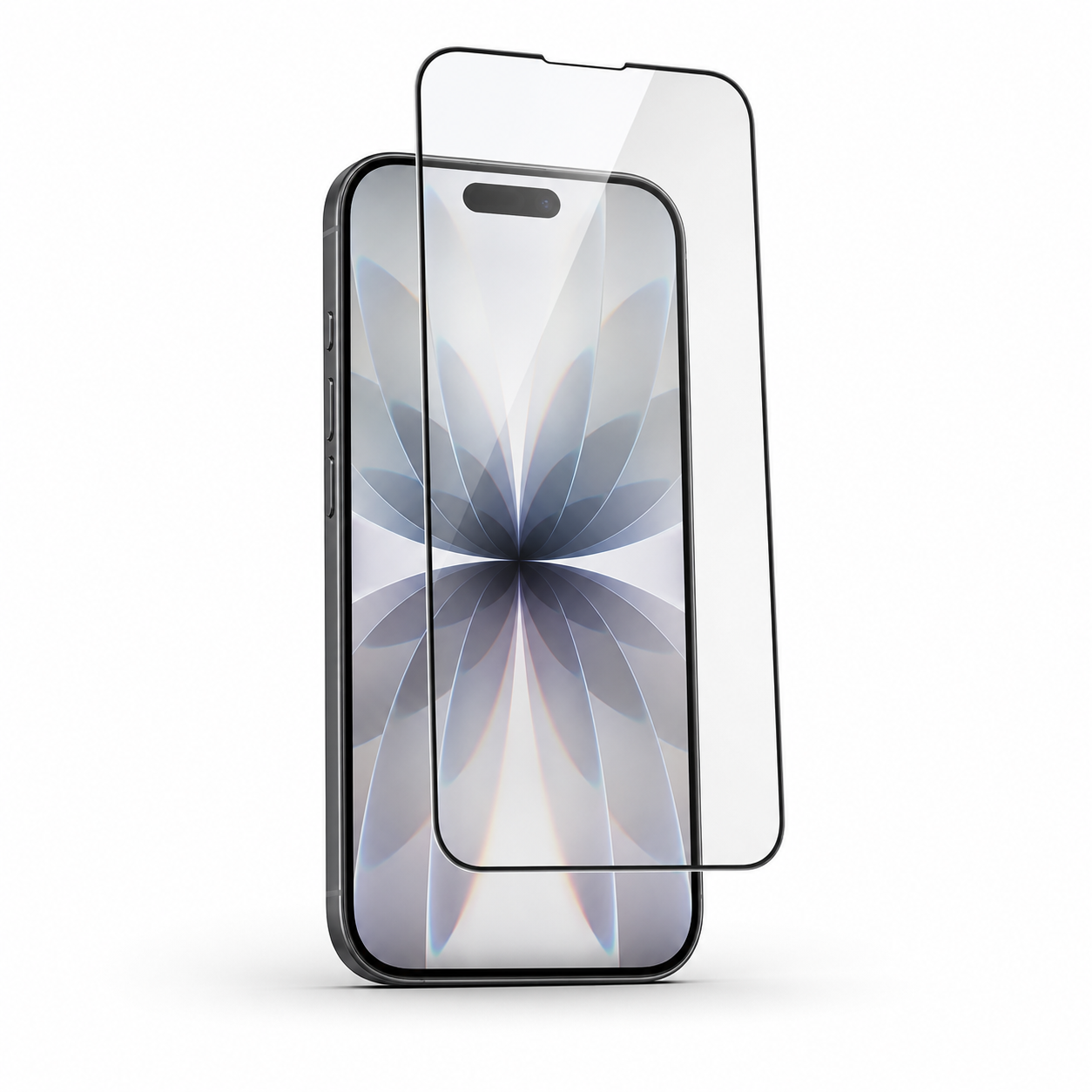 Mica Cristal Templado 9D Bordes Negros para iPhone 17