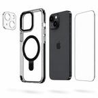 Funda MagSafe con Soporte para iPhone 15 Kit Protección Completa