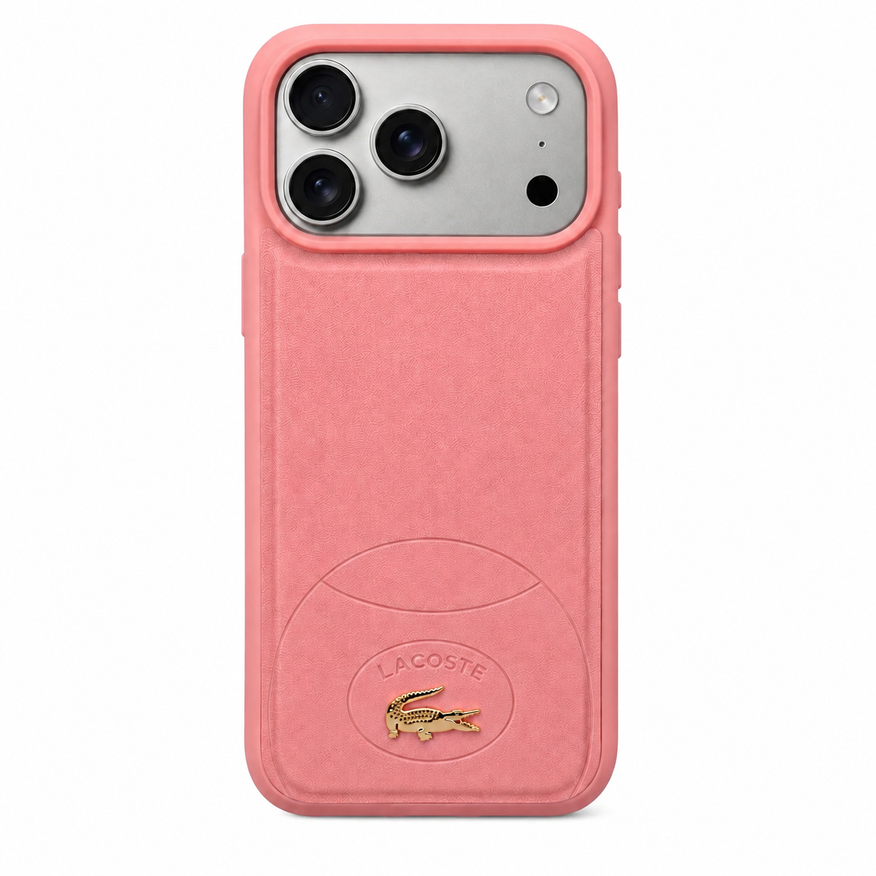 Funda Rosa Lacoste MagSafe iPhone 17 Pro Max